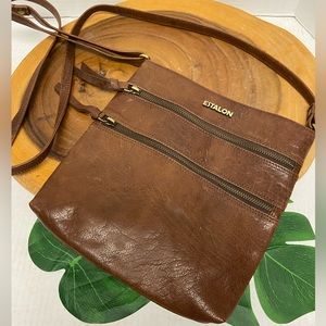 ESTALON Leather Crossbody Bag